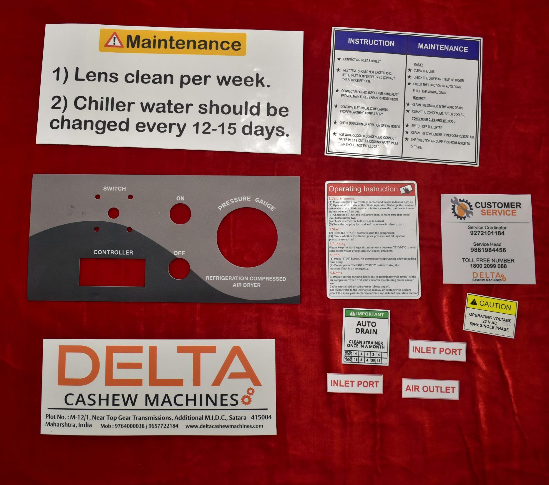 Machine Panel Printing